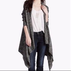 Lucky Brand marled knit drapery wrap